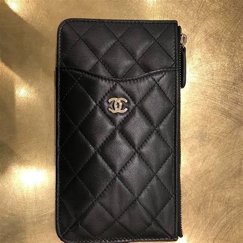 chanel classic wallet pouch